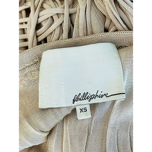 3.1 Phillip Lim Size XS Gold Fringe Lined Party Tunic Top - Picture 8 of 11
